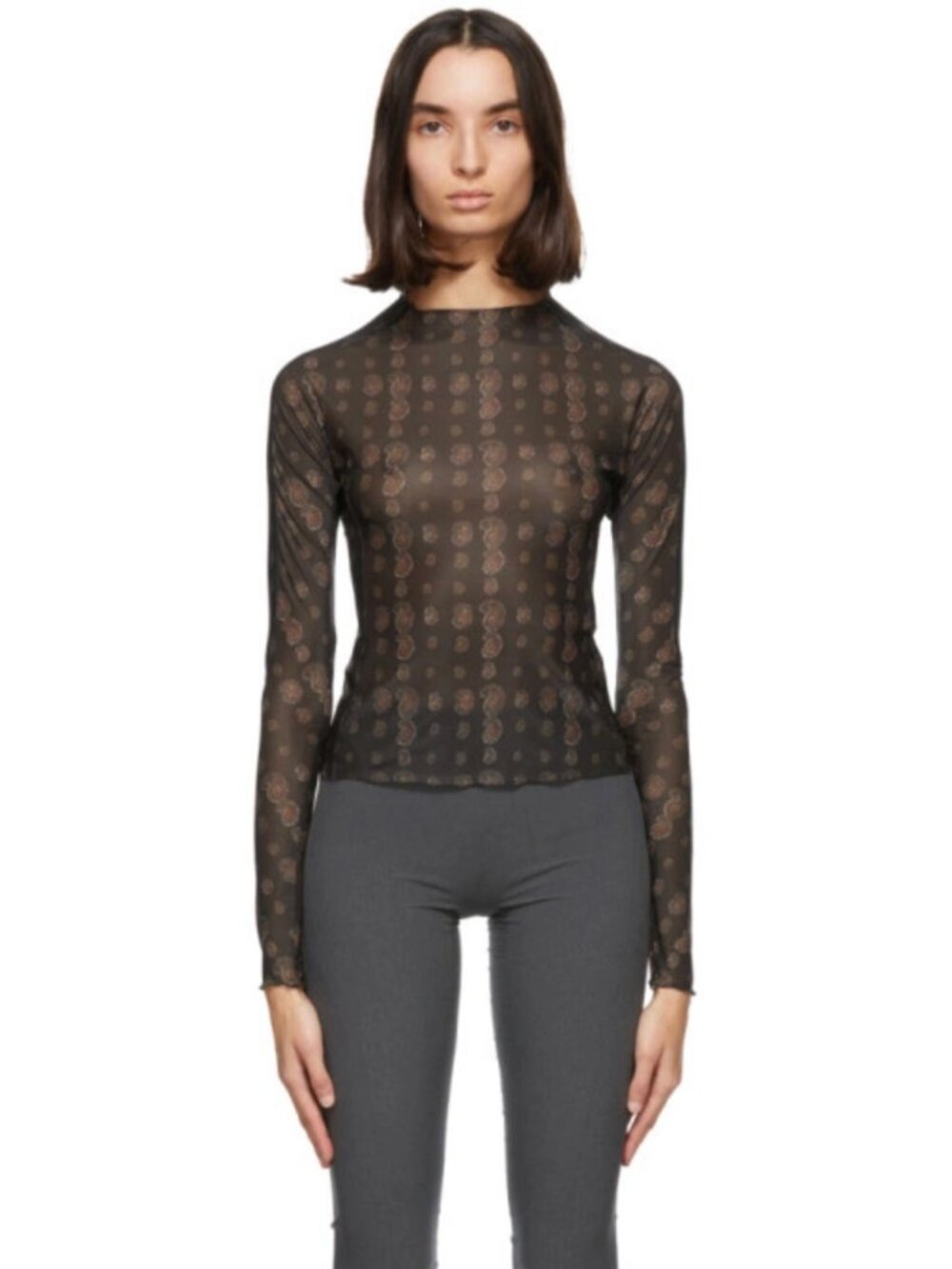 Charlotte Knowles KNWLS Halycon Paisley Top